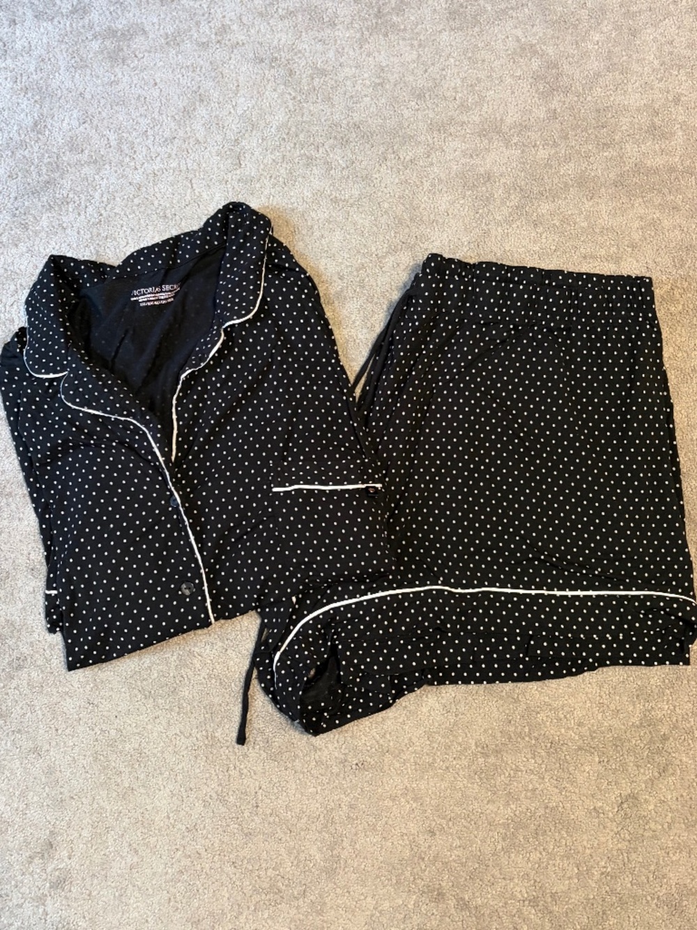 Victoria Secret polka dot pajama set